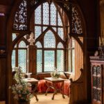 castle, marienburg, interior, hanover, beautiful wallpaper, old, architecture, interior design, windows, wooden wall, background