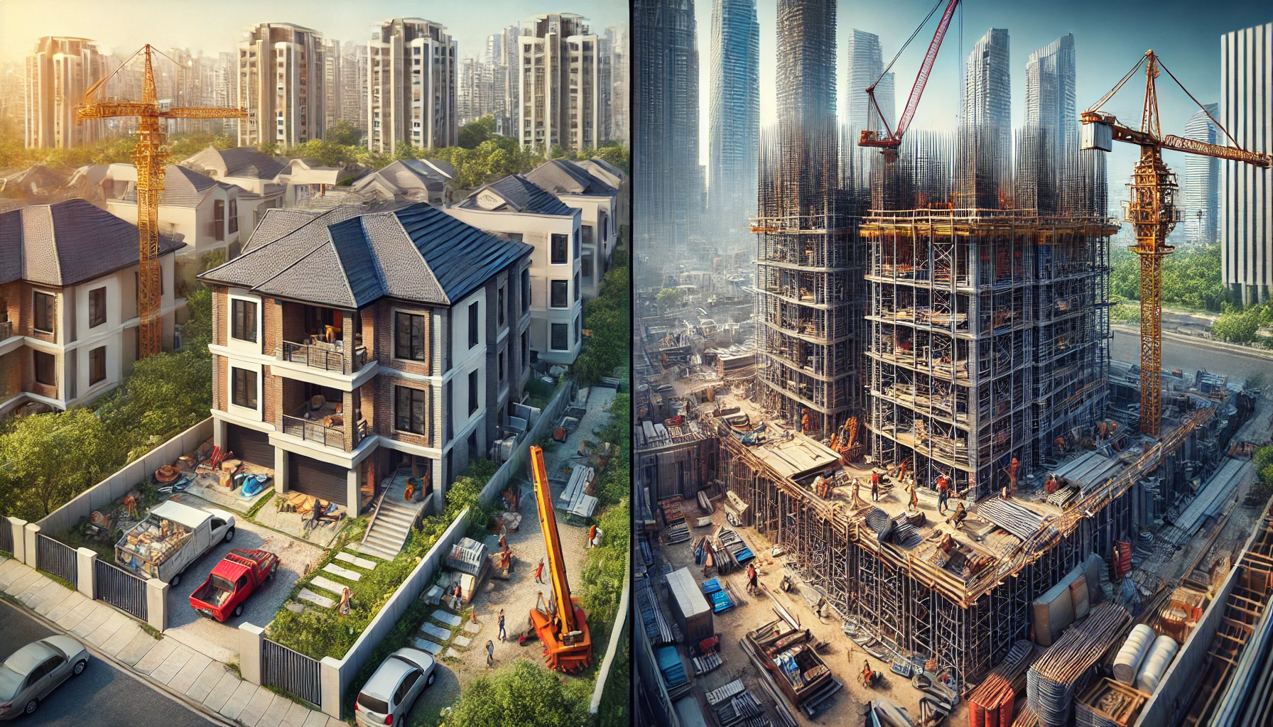 residential vs commercial construction